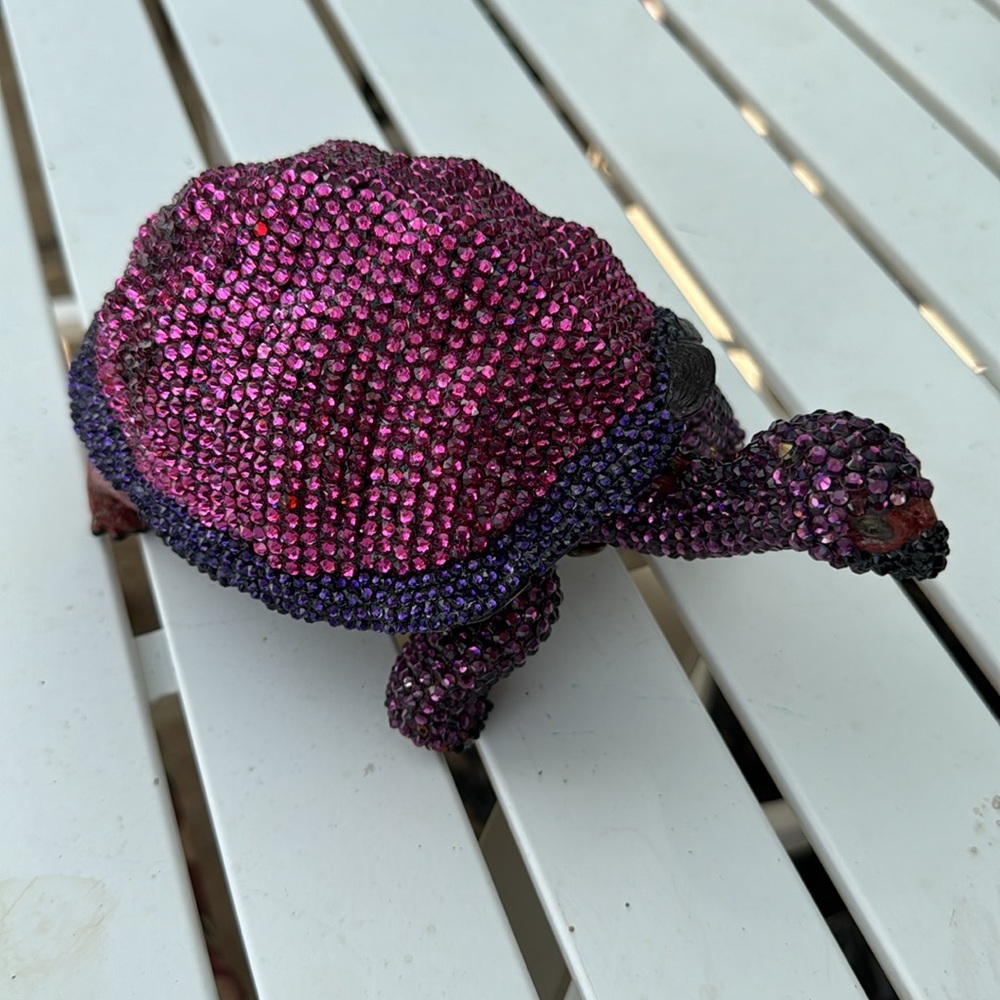 Sparkling Swarovski Crystal Embellished Turtle Handcrafted Unbranded - Picture 8 of 14